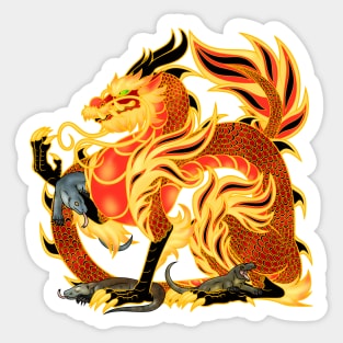 The Dragon Guardian Sticker